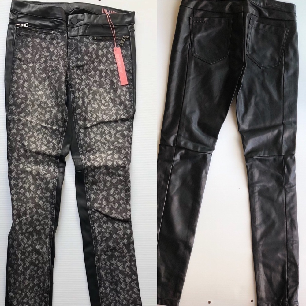 BLANK NYC Girls Skinny vegan leather Pants